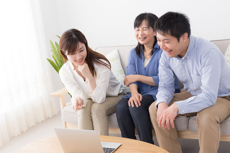情報を快適活用しているイメージ