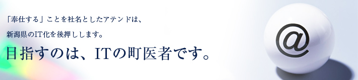 目指すのは、ITの町医者です。