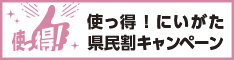 使っ得！にいがた県民割キャンペーン