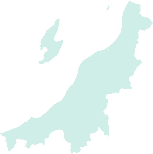 新潟県のシルエット